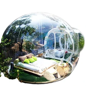 Tenda Gonfiabile Bubble Dome Trasparente per Campeggio in Vendita