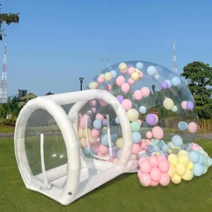 Inflatable Bubble Tent Inflatable Bubble House with Balloon Running