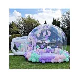 Inflatable Bubble Tent PVC Globe Clear Transparent Igloo Dome Tent Outdoor Camping Event Wedding Party Inflatable Bubble House