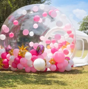 Inflatable Bubble Tent Transparent PVC Clear Inflatable Tent Inflatable Bubble House for Outdoor Camping Wedding Party