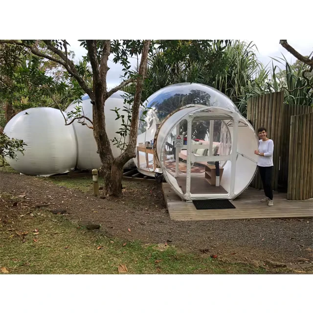 Tenda Bubble Inflatable untuk Berkemah, Tenda Transparan Inflatable, Rumah Kaca Inflatable