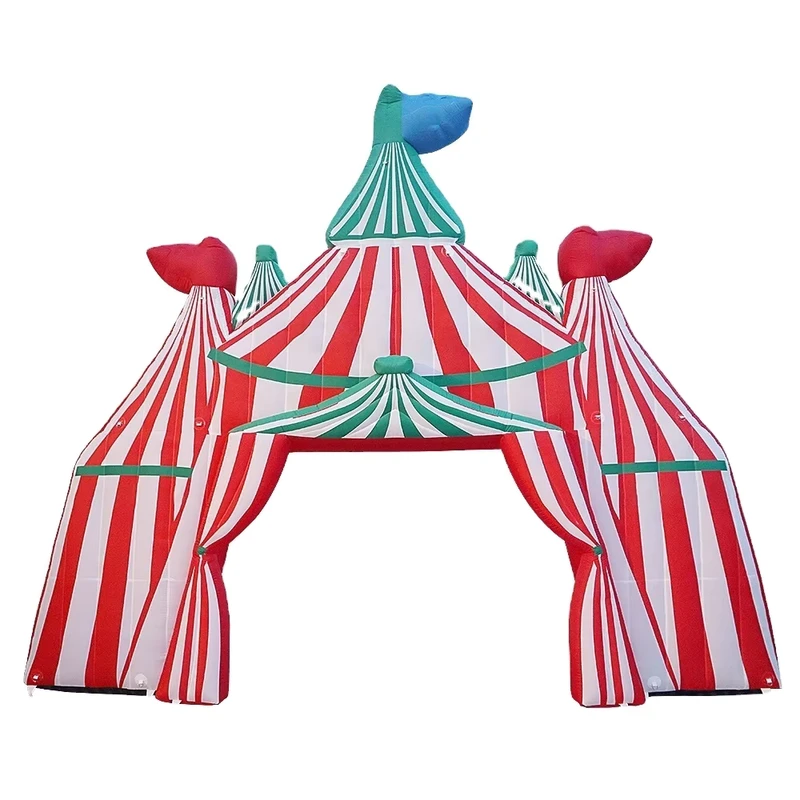 Inflatable Carnival Arch for Party Rental, Outdoor Portable Inflatable Circus for Decoration