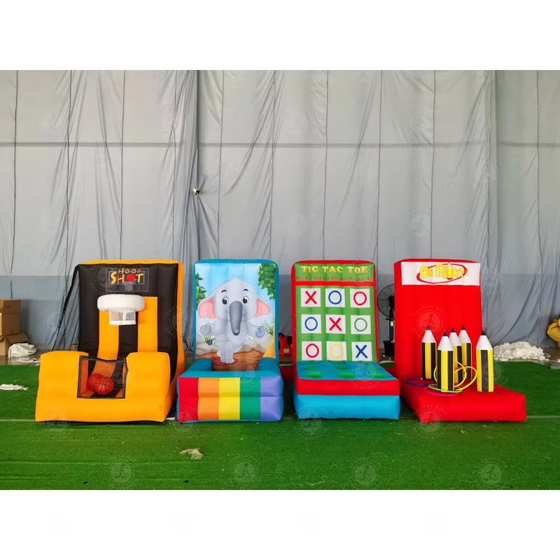 インフレータブルカーニバルゲーム 屋内外用遊園地カーニバルブースゲーム機