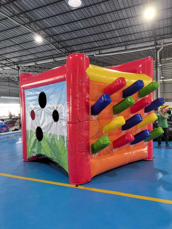 Permainan Karnaval Inflatable untuk Acara, Permainan Olahraga Luar Ruangan, Tantangan 4 dalam 1