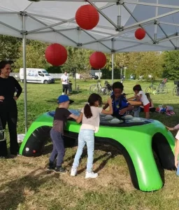 Inflatable Carnival Sport Interactive Games Equipment Inflatable Children’s Game Inflatable Battle Light Beat Table Game