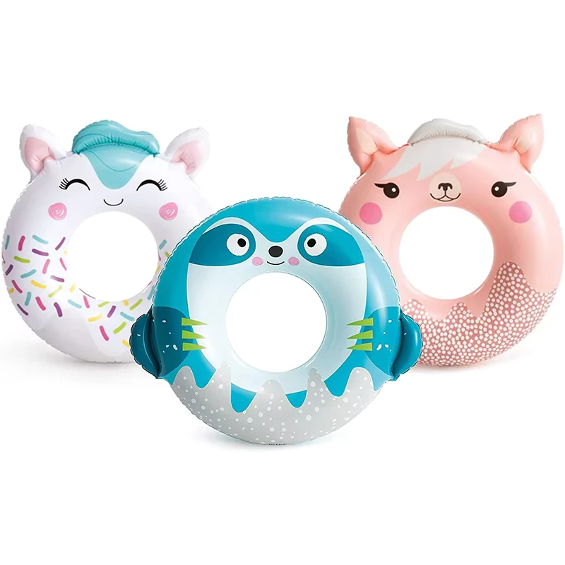 Vòng Bơi Hình Động Vật Hoạt Hình Bơm Hơi Dành Cho Trẻ Em Đồ Chơi Nước Mùa Hè Tiệc Bể Bơi