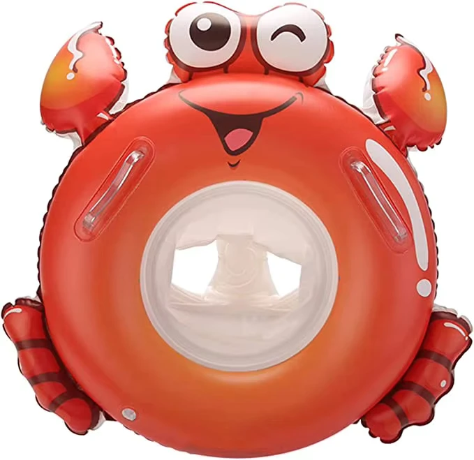 Cincin Renang Karakter Kartun Inflatable dengan Pegangan Pelampung Kolam Renang Anak Dewasa Pelatih Renang untuk Pesta Pantai