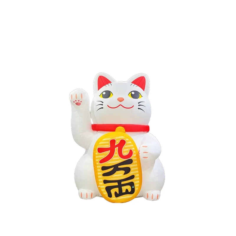 인플레이터블 만화 행운 고양이 마스코트 풍선