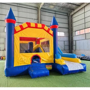 Inflatable Castle Bouncy Castle Inflatable Jumping House Bouncer Combo Slide Blow up Bounce House for Kids Adults With Blower