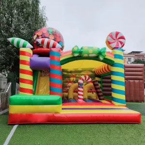 Inflatable Castle Bouncy Castle Inflatable Jumping House Bouncer Combo Slide Blow up Bounce Houses for Kids Adults With Blower