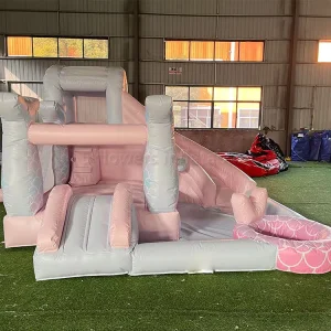 Combo Château Gonflable, Maison Gonflable, Glissière Gonflable pour Enfants