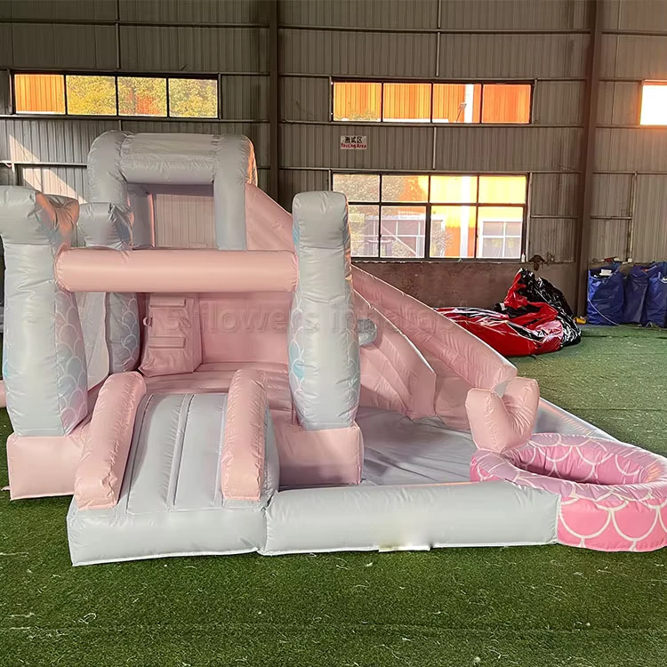 บ้านกระโดดแบบรวมปราสาท Inflatable Castle Combo สำหรับเด็ก