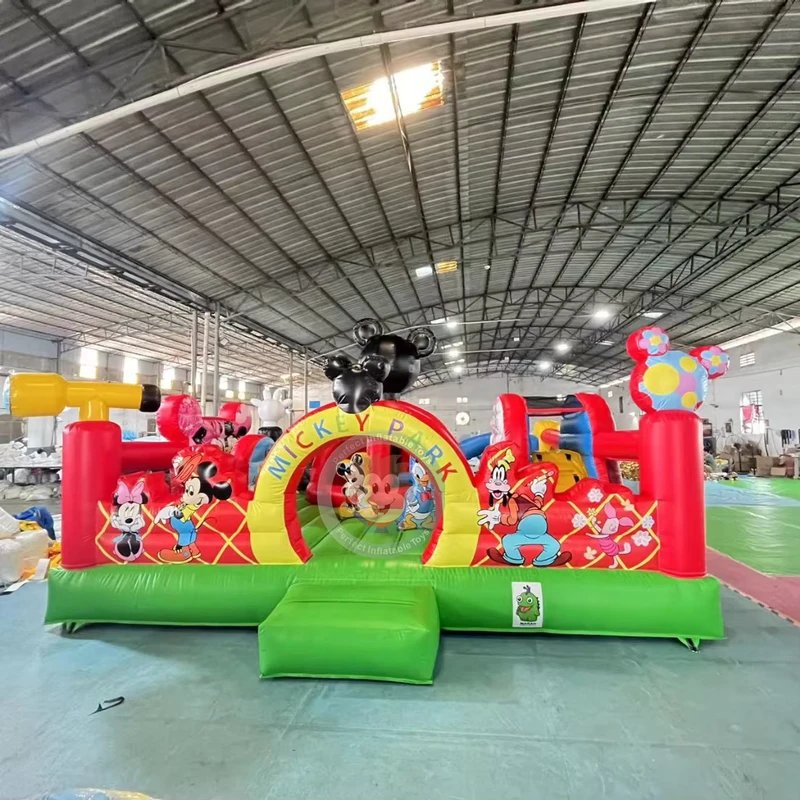 インフレータブルキャッスル ミッキーマウス ジャンピングキャッスル 子供用 インフレータブル ウォーターパーク インフレータブルバウンシーキャッスル