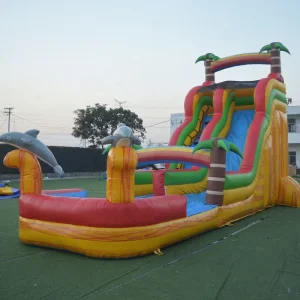 Inflatable Castle Outdoor Bounce House for Bouncy Jumping Excellent for Kids’ Entertainment