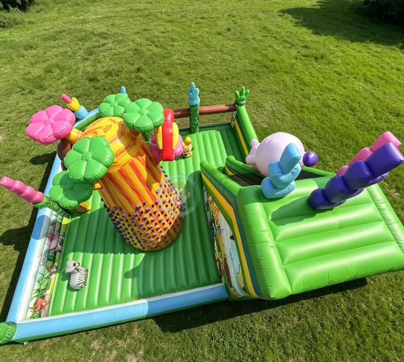 Opblaasbaar Kasteel en Binnen Amusement Apparatuur Opblaasbaar Springkasteel Combo Kinderen Opblaasbaar Kasteel