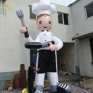 Inflatable Chef Cartoon Mascot for Advertising