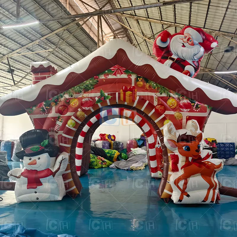 Inflatable Christmas Arch Decoration Inflatable Snow Man Arch Holidays Decoration