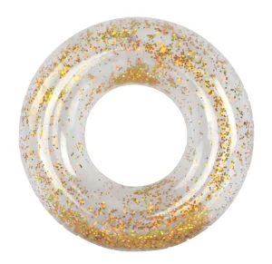 Inflatable Clear 6P PVC Swim Ring for Child with Customizable Sizes 80×80 120x120cm