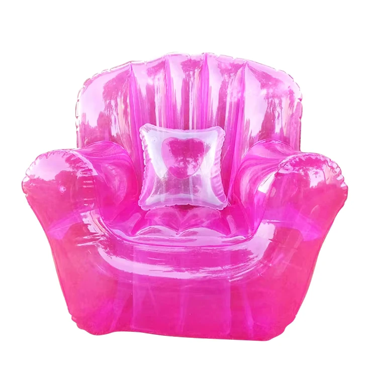 Aufblasbares Transparentes Doppelsofa, Aufblasbare Stühle, Tragbare Camping-Couch
