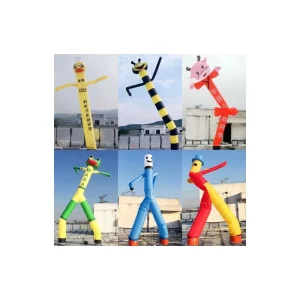 รูปดาวเต้นรำสีสันสดใสแบบพองได้ สำหรับการแสดงโฆษณาและการเต้นรำ