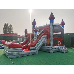 Inflatable Combo Bounce House with Slide Inflatable Castle Jumping Bouncy Dry Slide Combo for Party Business