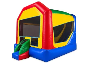 Inflatable Combo Bouncer with Slide and Climbing Wall 4 in 1 Gaming Fun for Kids and Families