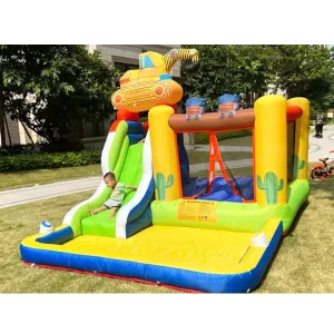 Inflatable Combo Bouncy Bounce House 7 In 1 Commercial Inflatable Jumper Bounce House