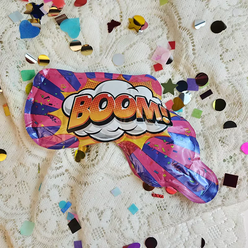 Dekorasi Pesta Ulang Tahun Confetti Inflatable untuk Anak-anak, Wisuda, Pindah Rumah, dan Prop Pesta Atmosfer, Pistol Confetti