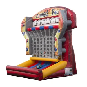 เกมยิงลูกบาสเก็ตบอลแบบเป่าลม Connect 4