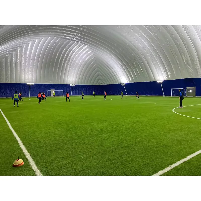 Dome Lapangan Kriket Inflatable Besar Penutup Stadion Udara untuk Lapangan Sepak Bola untuk Penggunaan Taman