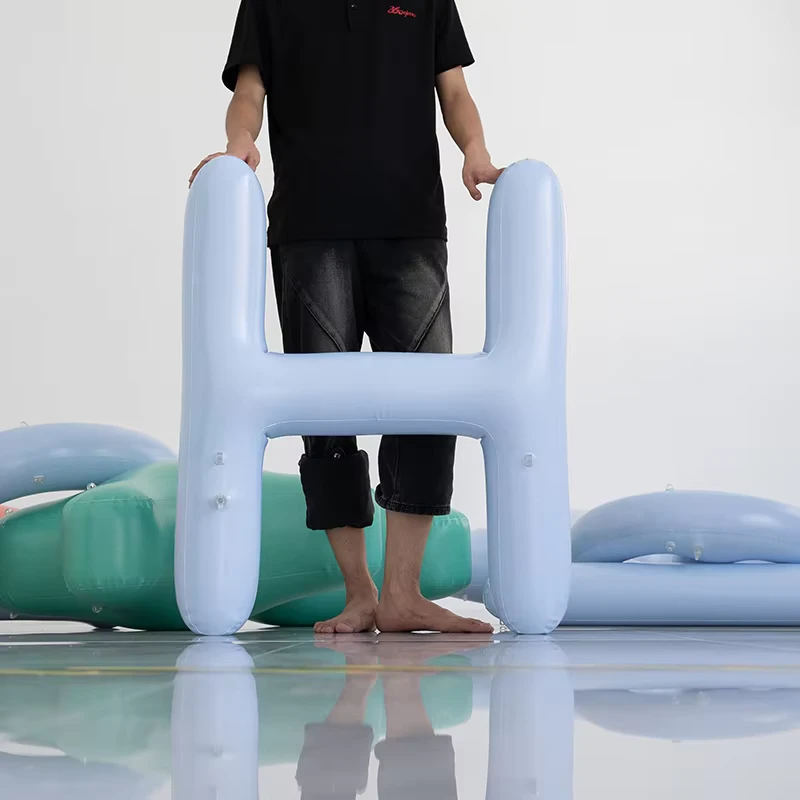 Inflatable Custom Design Alphabet Shape Giant Advertising Airtight Letter Balloon Inflatables for Outdoor Events