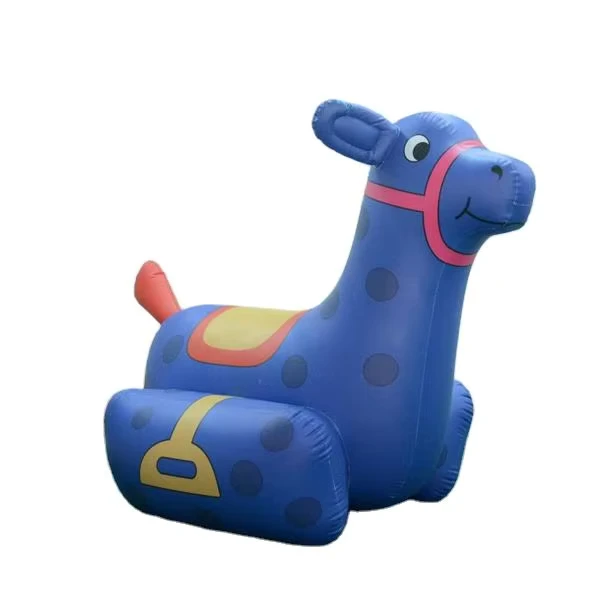 Giocattolo a forma di cavallo gonfiabile carino per galleggiare in acqua, resistente per il gioco dei bambini