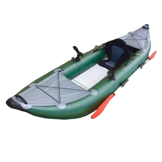 Inflatable Dinghy Tube Kayak Canoe Foldable Adults and Kid Fishing Rowing Boat