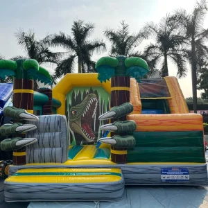 Inflatable Dinosaur Combo Bounce House for Sale