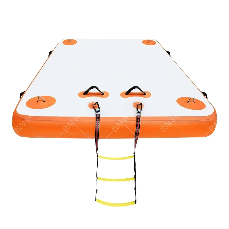 Molo Gonfiabile, Molo Galleggiante Gonfiabile, Molo SUP Gonfiabile Personalizzato, Isola Galleggiante per Pesca, Piattaforma