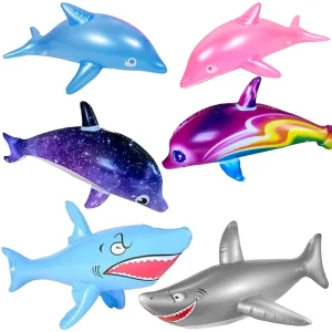Opblaasbare Dolfijn Dierenspeelgoed voor Kinderen Zwembad Strand Kits Aangepaste Opgeblazen Walvishaai Vissen Ballon Feestaccessoires