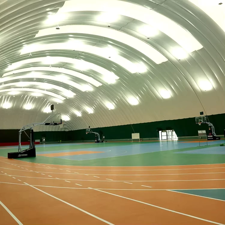 Estadio de Baloncesto Inflable con Cúpula de Aire Estadio Deportivo Inflable Soportado por Aire