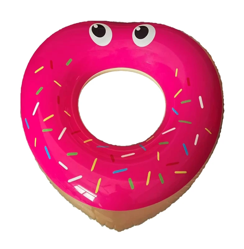 Opblaasbare Donut Float Ring voor Volwassenen, Opblaasbare Hart Zwemring