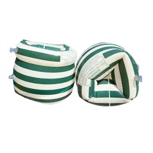 Inflatable Double-ball Swimming Arm Ring PVC Inflatable Stripes Arm Bands & Float Arm Sleeves for Kids