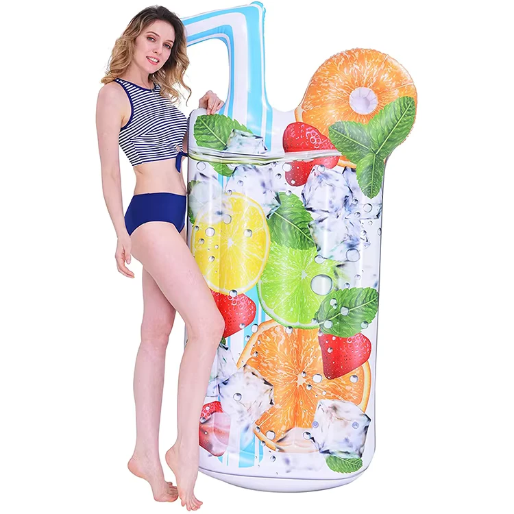 Aufblasbarer Jumbo Pool Float für Erwachsene, Outdoor Floating Mat, Aufblasbare Wasserliege, Floß