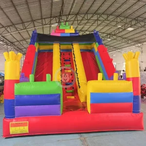 Inflatable Dry Slide Outdoor Amusement Playful Inflatable Slide Eco Friendly Inflatable Slide for Trampoline Park