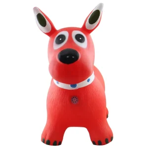 Inflatable Eco-friendly PVC Ride-on Animal Hopper Cow Jumping Animal with Music Box