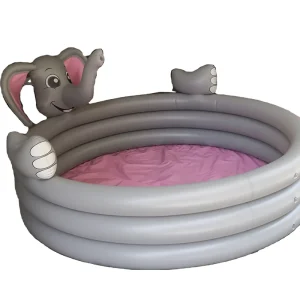 Inflatable Elephant Sprinkler Swimming Pool Children Water Splash Pool for Backyard Use