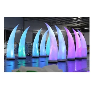 Inflatable Elephant Tusk for Party Decoration LED Inflatable Tusk Lighting Decoration Inflatable LED Ivory