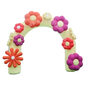 Arco de Entrada Inflável com Flores, Arco de Flores Inflável