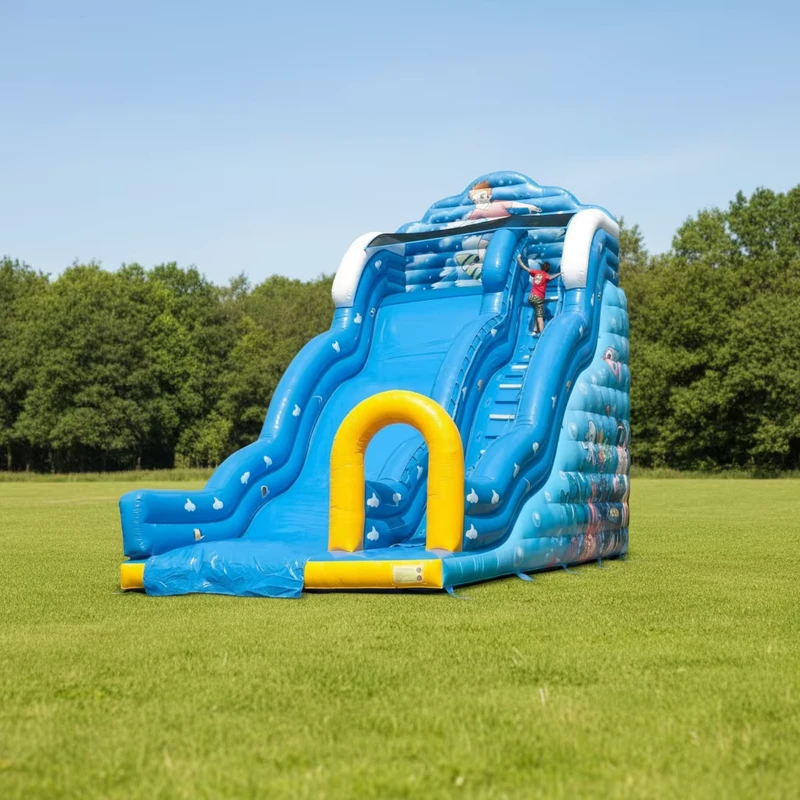 Inflatable Extreme Wave Water Slide for Kids and Adult