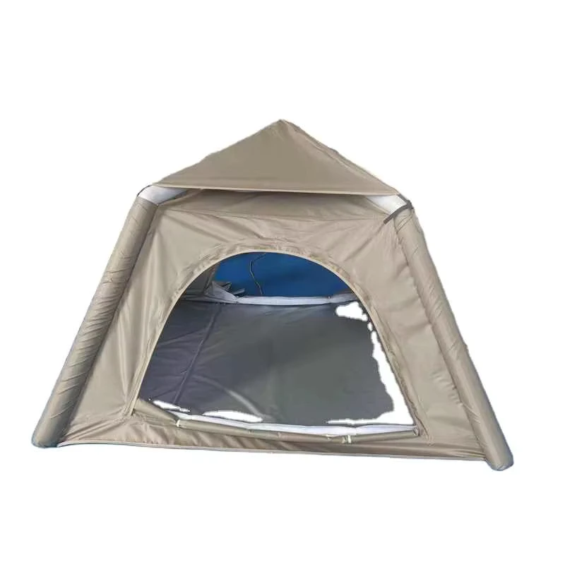 Tente familiale gonflable pour camping en extérieur en tissu Oxford