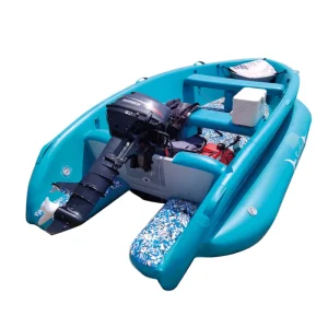Bote de Pesca Inflable Kayak Remo Canoa Suelo de Aire con Accesorios Gratis Bote Auxiliar