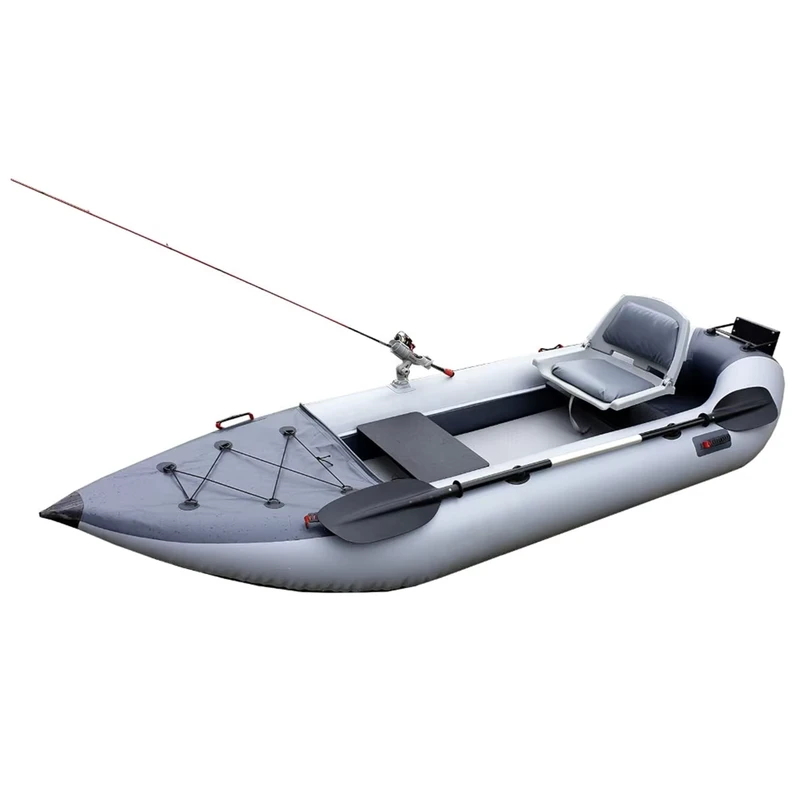 Inflatable Fishing Kayak 360cm (gray)