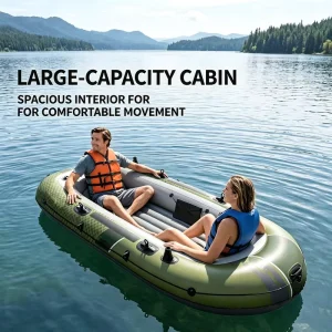 Inflatable Fishing Kayak Rubber Canoe Inflatable Fishing Boat Travel Kayak Double Seat Accepts Customization